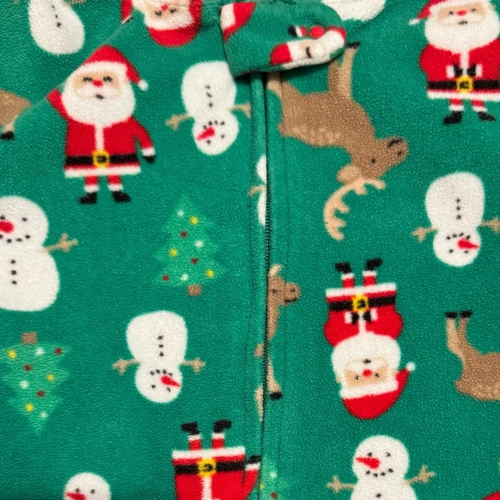 Fleece Christmas Unisex Pajama 🎅🏻⛄️🦌🎄 - Picture 4 of 4